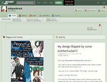 Tablet Screenshot of edopunkrock.deviantart.com