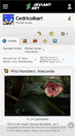 Mobile Screenshot of cedricoikari.deviantart.com