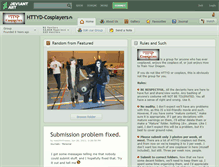 Tablet Screenshot of httyd-cosplayers.deviantart.com
