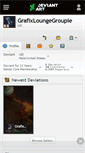 Mobile Screenshot of grafixloungegroupie.deviantart.com