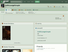 Tablet Screenshot of grafixloungegroupie.deviantart.com