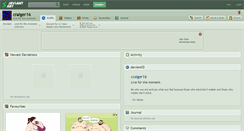 Desktop Screenshot of craiger16.deviantart.com