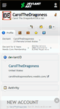 Mobile Screenshot of carolthedragoness.deviantart.com