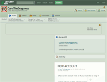 Tablet Screenshot of carolthedragoness.deviantart.com