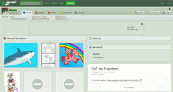 Desktop Screenshot of kluna.deviantart.com