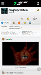 Mobile Screenshot of dragonpreistess.deviantart.com