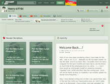 Tablet Screenshot of heavy-d-friki.deviantart.com