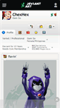 Mobile Screenshot of chexhex.deviantart.com