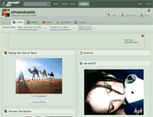 Tablet Screenshot of elmoandcookie.deviantart.com