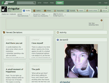 Tablet Screenshot of elvisguitar.deviantart.com