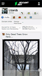Mobile Screenshot of lizards.deviantart.com