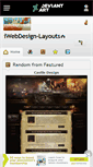 Mobile Screenshot of iwebdesign-layouts.deviantart.com