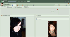 Desktop Screenshot of ellymacabre.deviantart.com