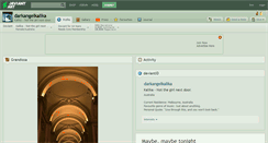 Desktop Screenshot of darkangelkalika.deviantart.com