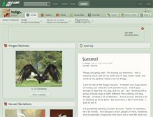 Tablet Screenshot of indigo-.deviantart.com