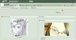 Desktop Screenshot of emsy295.deviantart.com