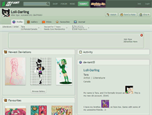 Tablet Screenshot of loli-darling.deviantart.com