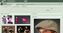 Desktop Screenshot of dhimas.deviantart.com