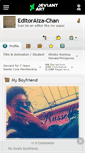 Mobile Screenshot of editoraiza-chan.deviantart.com