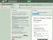 Tablet Screenshot of devioussg.deviantart.com