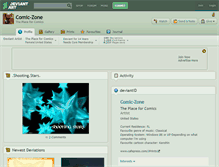 Tablet Screenshot of comic-zone.deviantart.com