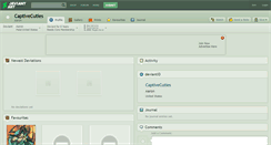 Desktop Screenshot of captivecuties.deviantart.com