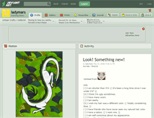 Tablet Screenshot of ladymars.deviantart.com
