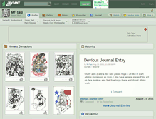 Tablet Screenshot of mr-tasi.deviantart.com
