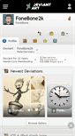 Mobile Screenshot of fonebone2k.deviantart.com