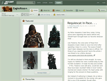 Tablet Screenshot of eaglesrose.deviantart.com