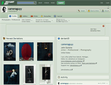 Tablet Screenshot of cameraguyy.deviantart.com