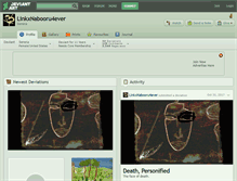 Tablet Screenshot of linkxnabooru4ever.deviantart.com