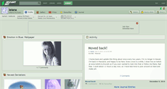 Desktop Screenshot of leiana.deviantart.com