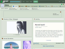 Tablet Screenshot of leiana.deviantart.com