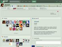 Tablet Screenshot of jinzouki.deviantart.com