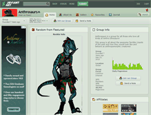 Tablet Screenshot of anthrosaurs.deviantart.com