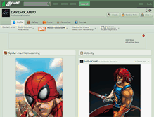 Tablet Screenshot of david-ocampo.deviantart.com