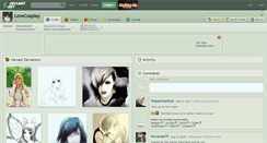 Desktop Screenshot of lovecosplay.deviantart.com