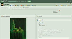 Desktop Screenshot of playcold.deviantart.com