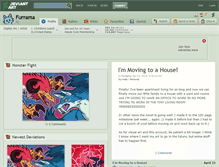 Tablet Screenshot of furrama.deviantart.com