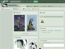 Tablet Screenshot of chaineyfans.deviantart.com