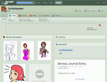 Tablet Screenshot of jumbalayasan.deviantart.com