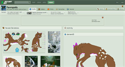 Desktop Screenshot of fawnspotts.deviantart.com
