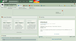 Desktop Screenshot of hidinginthedarkness.deviantart.com