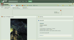Desktop Screenshot of garpeer.deviantart.com