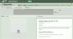 Desktop Screenshot of blinkythered.deviantart.com