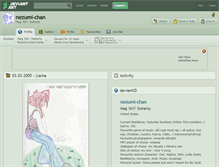 Tablet Screenshot of nezumi-chan.deviantart.com