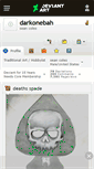 Mobile Screenshot of darkonebah.deviantart.com