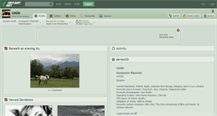 Desktop Screenshot of cosio.deviantart.com