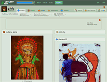 Tablet Screenshot of gulaly.deviantart.com
